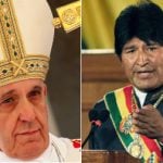 Pope Francis to meet Bolivian president