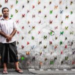 "He's from Egypt. This was in Trastevere, which is a very colourful place so this grey wall didn't really fit. But with his butterflies it was special."Photo: Humans of Rome/Marco Massa