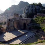 	<strong>Ancient Theatre, Taormina, Sicily</strong><br>
	What better way to get the fires burning than proposing in the shadow of a volcano?<br>
	The town of Taormina sits on the Sicilian coast next to Mount Etna, the island’s famous volcano which continues to erupt with dangerous regularity.<br>
	For added dramatic flair, head to the town's Ancient Theatre to pop the question.<p></p>Photo: Taormina/Flickr