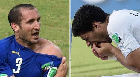 Chiellini calls for Fifa to reduce Suarez ban