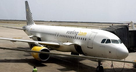 Panic as Vueling plane catches fire in Florence