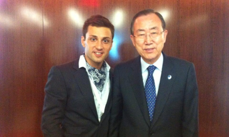 Dejan Bojanic and Ban Ki-moon