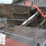 VIDEO: Massive sinkhole opens up in Naples