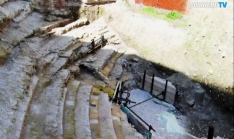 Italian town 'forgets' Roman theatre found under ex-factory