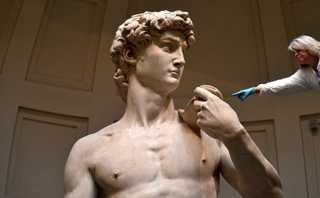 Michelangelo's David gets expensive clean-up