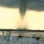 Powerful tornado drama captured on Venice beach