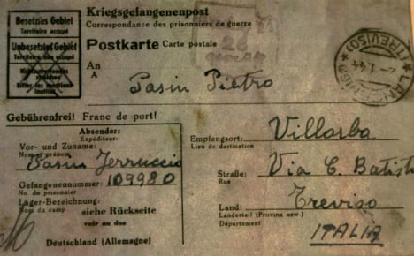 Italian war prisoner's letter delivered after 72 years