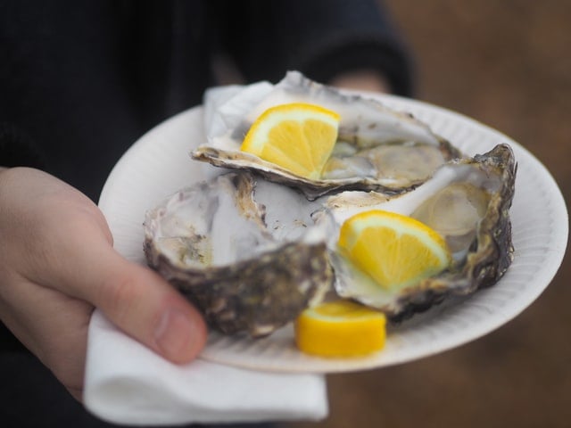 Oysters are sometimes served on Christmas Eve as a luxury item. 