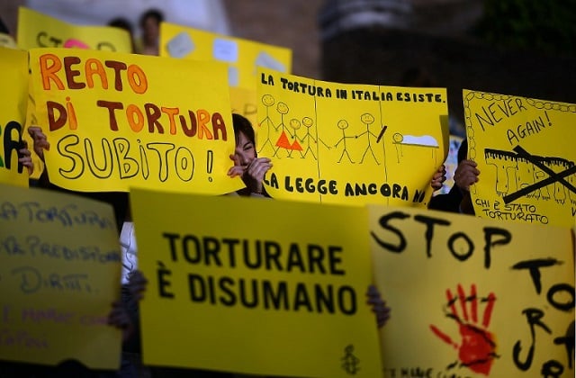 Make torture a crime, Council of Europe tells Italy