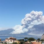 A huge blaze has broken out at Mount Vesuvius