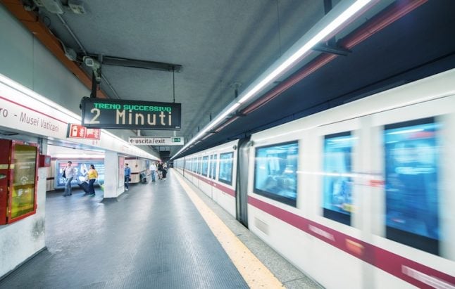 Woman hit by Rome metro train, might have been pushed