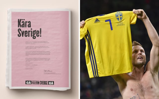 'Anyone but Sweden’: Italy fans take out salty full-page ad in Swedish newspaper