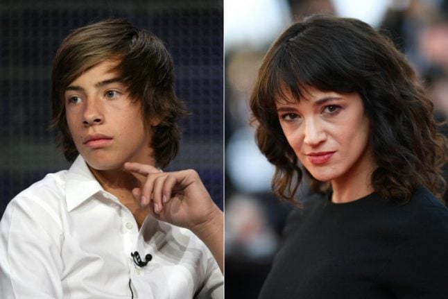 Italian actress Asia Argento denies sexual relationship with underage teen