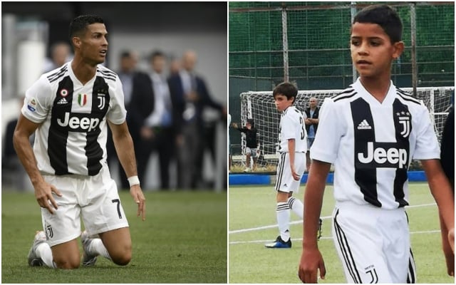 Ronaldo Jr outshines dad with four 