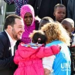 Salvini meets rescued migrants, promises 'welcome' in Italy