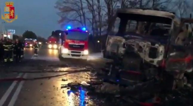 Two dead, several injured in petrol station explosion near Rome