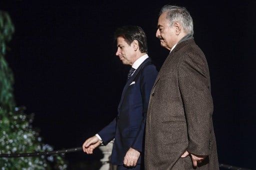 Libyan strongman Haftar makes surprise visit to Italy