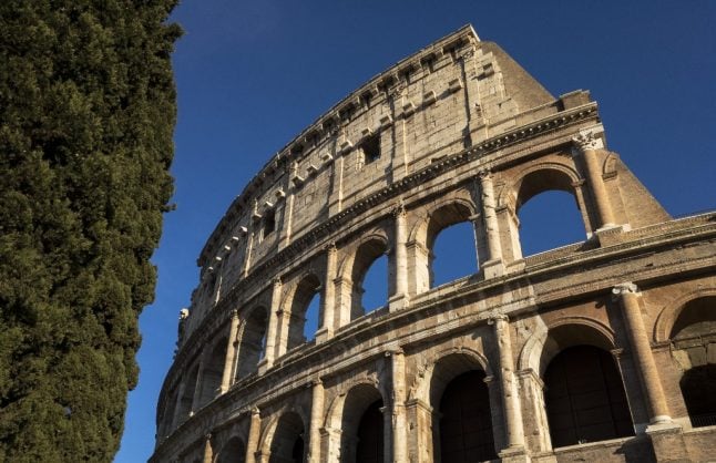 Man climbs Rome’s Colosseum and threatens to jump
