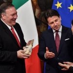 'Don't kill Italian food': Protesters urge Pompeo to stop US tariffs on cheese, wine and parma ham