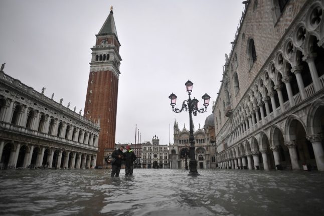 What happened to Venice's planned flood barriers?