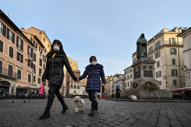 Here are Italy’s new quarantine rules on jogging, walking and taking kids outside