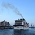 Italian cruise ship leaves Covid rule-breaking passengers behind at Naples port
