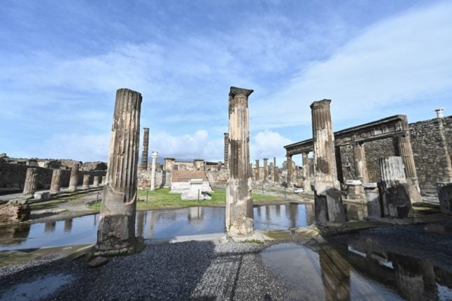 Roman chariot unearthed 'almost intact' near Pompeii
