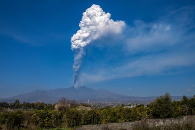 Sicily’s Mount Etna has grown after six months of eruptions