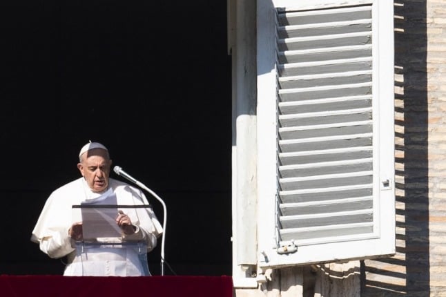 Pope urges peace in Vatican New Year address and says hurting women insults God