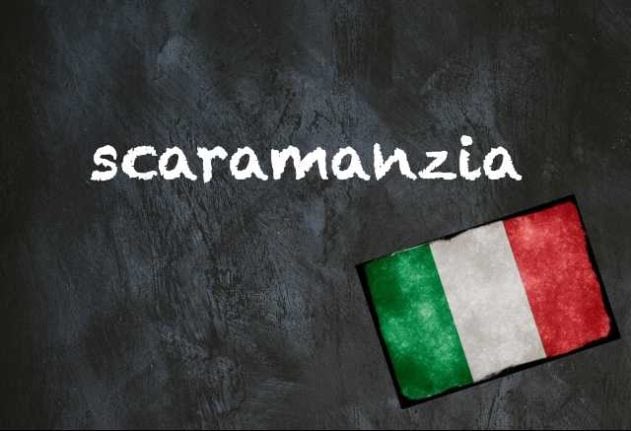 Italian word of the day: ‘Scaramanzia’
