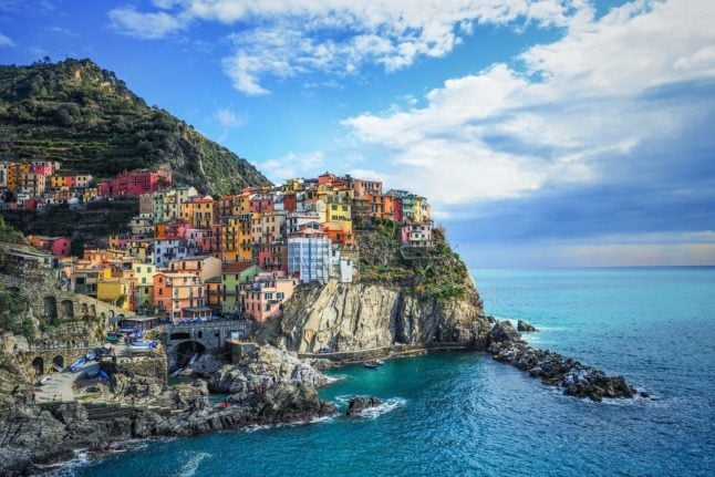 The colours of the Cinque Terre, Liguria, Italy.
